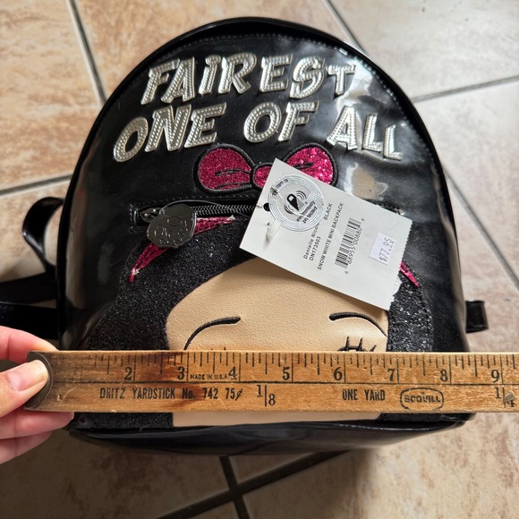 Danielle Nicole Snow White Fairest One of All Mini Backpack Black Disney - Picture 13 of 16